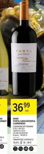 Carrefour Wino wytrawne Porta oferta
