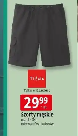 E.Leclerc Szorty męskie Tissaia oferta