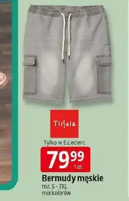 E.Leclerc Bermudy męskie Tissaia oferta