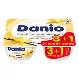 E.Leclerc Danio Serek homogenizowany o smaku waniliowym 520 g (4 x 130 g) oferta