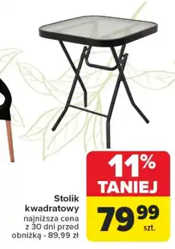 Carrefour Stolik ogrodowy oferta