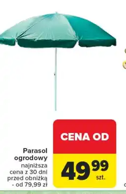 Carrefour Parasol ogrodowy oferta