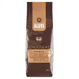 E.Leclerc Cafe Sati Kawa mielona o smaku czekoladowym 250 g oferta