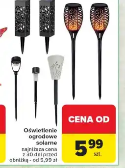 Carrefour Oświetlenie ogrodowe oferta