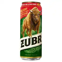 E.Leclerc Żubr Piwo jasne 500 ml oferta