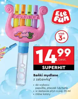 Biedronka Bańki mydlane Ele fun oferta