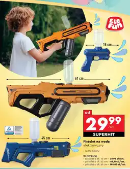 Biedronka Pistolety na wodę Ele fun oferta