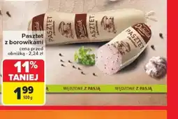 Carrefour Pasztet z borowikami oferta