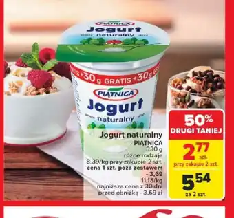 Carrefour Jogurt naturalny Piątnica oferta