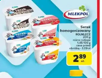 Carrefour Serek homogenizowany Rolmlecz oferta