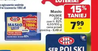 Carrefour Masło Polskie Mlekovita oferta