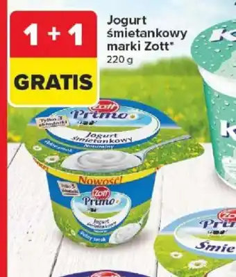 Carrefour Jogurt śmietankowy marki Zott oferta