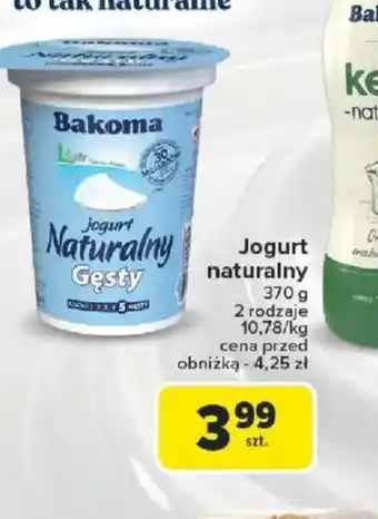 Carrefour Jogurt naturalny Bakoma oferta