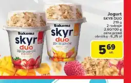Carrefour Jogurt Skyr Duo Bakoma oferta