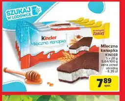 Carrefour Mleczna kanapka Kinder oferta