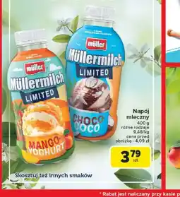 Carrefour Napój mleczny Müllermilch Limited oferta