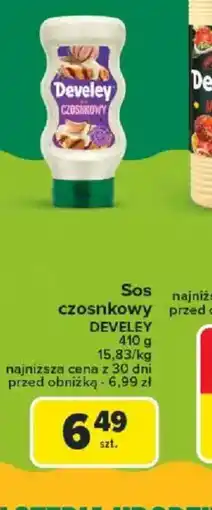 Carrefour Sos czosnkowy Develey oferta