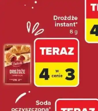Carrefour Drożdże instant oferta