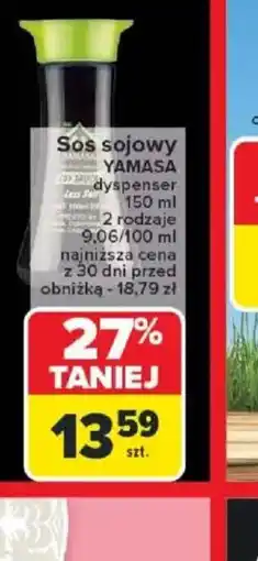 Carrefour Sos sojowy Yamasa oferta