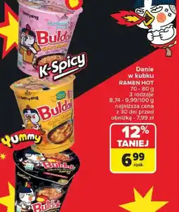 Carrefour Danie w kubku Ramen Hot oferta