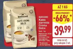 ALDI Kawa Barissimo caffe crema dolce oferta