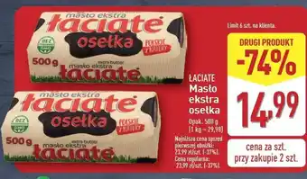 ALDI Masło osełka Łaciate oferta