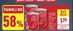 ALDI Pomidory w puszce całe King's crown (aldi) oferta