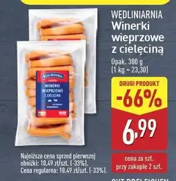ALDI Winerki wieprzowe z cielęciną Wędliniarnia oferta