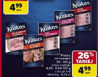 Carrefour Market Szynka od szwagra Krakus animex oferta