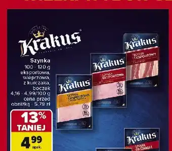Carrefour Market Boczek eksportowy Krakus animex oferta