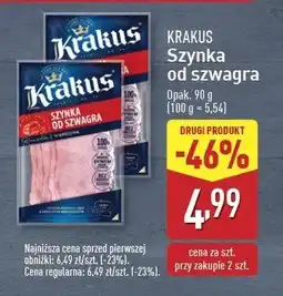 ALDI Szynka od szwagra Krakus animex oferta