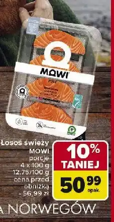 Carrefour Market Porcje łososia Mowi oferta