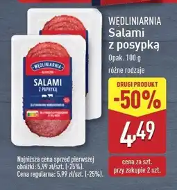ALDI Salami w posypce paprykowej Kraina wędlin oferta