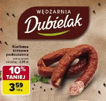 Carrefour Market Kiełbasa kresowa podsuszana Dubielak oferta