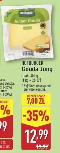 ALDI Ser gouda jung Hofburger oferta