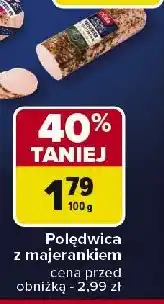 Carrefour Market Polędwica drobiowa z majerankiem Silesia duda oferta
