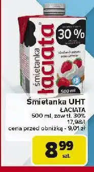 Carrefour Market Śmietanka 30 % Łaciata oferta