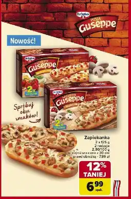 Carrefour Market Zapiekanka ser-pomidor Dr. oetker guseppe oferta