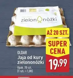 ALDI Jaja od kury zielononóżki Oldar oferta