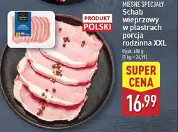 ALDI Schab wieprzowy bez kości - plastry Mięsne specjały zawsze świeże (aldi) oferta