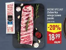 ALDI Żeberka wieprzowe ekstra mięsne Mięsne specjały zawsze świeże (aldi) oferta