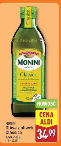 ALDI Oliwa z oliwek extra vergine Monini classico oferta