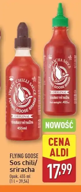 ALDI Sos chilli Flying goose oferta