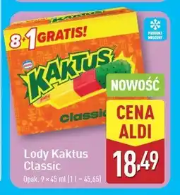 ALDI Lody cytrynowo-truskawkowe Nestle kaktus oferta