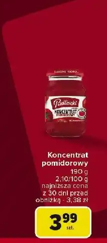 Carrefour Market Koncentrat pomidorowy 30 % Pudliszki oferta