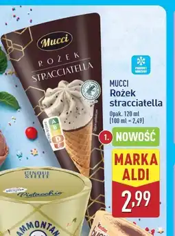 ALDI Rożek stracciatella Mucci oferta