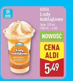 ALDI Lody krówka-kukułka Koral koktajlowe oferta