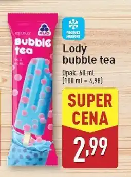 ALDI Lód bubble tea RUDD oferta