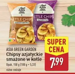 ALDI Chipsy massaman curry style Asia green garden oferta