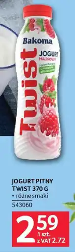 Selgros Bakoma jogurt pitny twist oferta